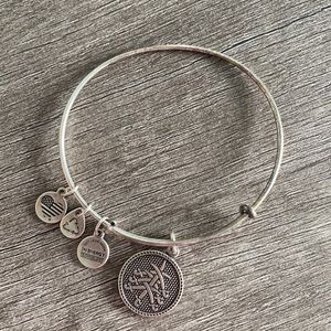 Alex and Ani Seven Swords Charm Bangle - Silver